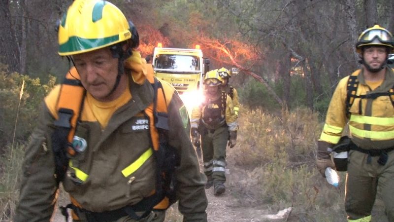 Efectivos del Plan Infomur dan por extinguido el conato de incendio declarado ayer en Moratalla