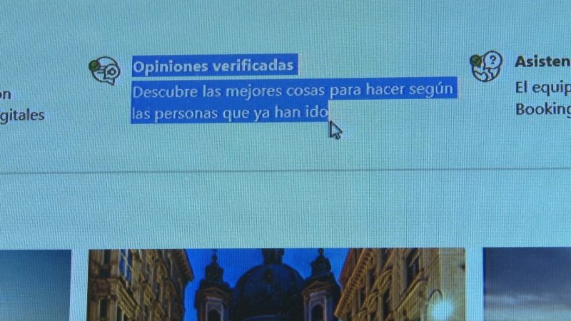 Falsas opiniones en Amazon, TripdAdvisor y Booking
