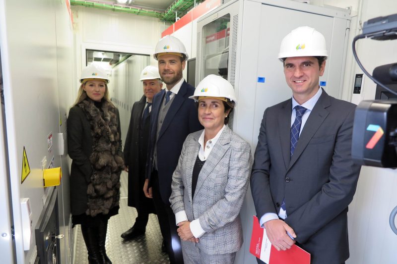 Iberdrola pone en marcha en Caravaca el primer sistema de almacenamiento con baterías para redes en España