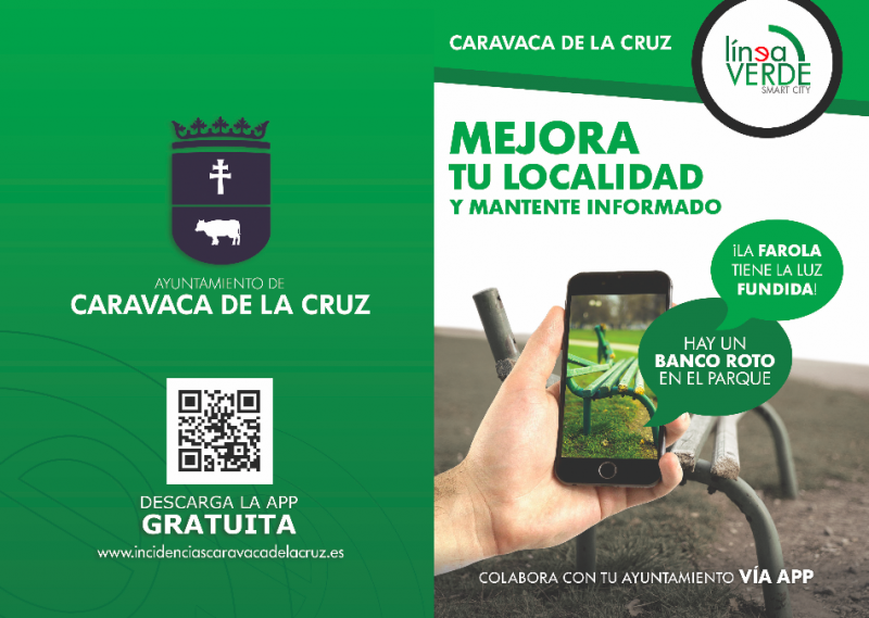 El Ayuntamiento de Caravaca implanta la 'Línea Verde' para que los vecinos envíen incidencias