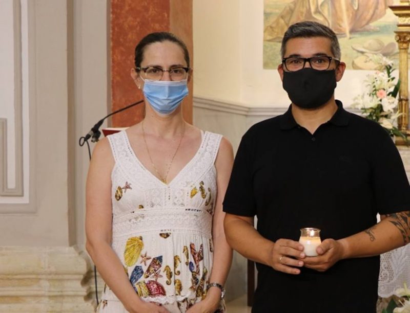 "La Luz del Camino" peregrina a Caravaca para homenajear a las víctimas de la Covid-19