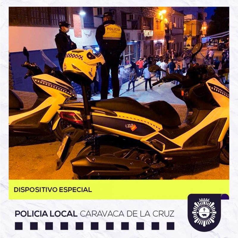La Policía Local de Caravaca interviene en varios locales y en botellones privados