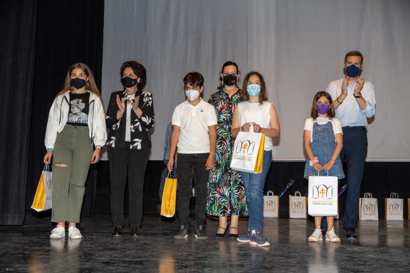 Numerosos escolares de Caravaca participan en el concurso 'Los rituales de la Cruz. Volveremos con más fuerza'