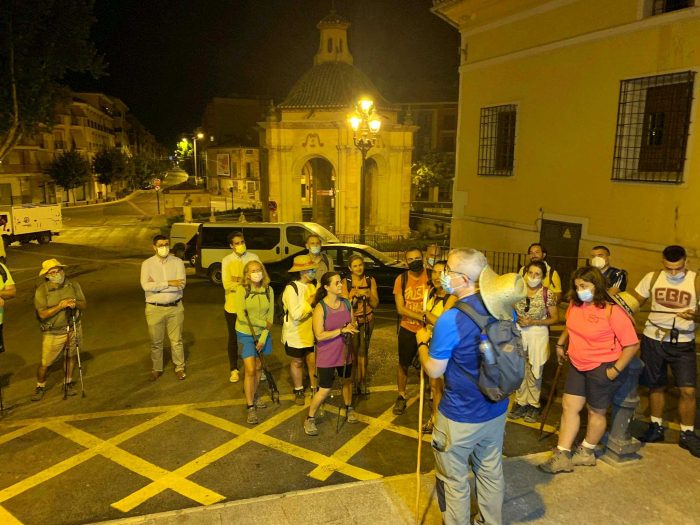 Treinta andariegos inician en Caravaca el Camino de San Juan de la Cruz