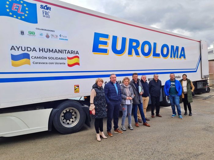 La campaña ‘Caravaca con Ucrania’ envía 25.000 kilos de ayuda humanitaria