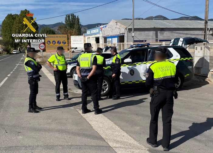 Detienen a un conductor en Cehegín por circular en sentido contrario y superando la tasa de alcoholemia