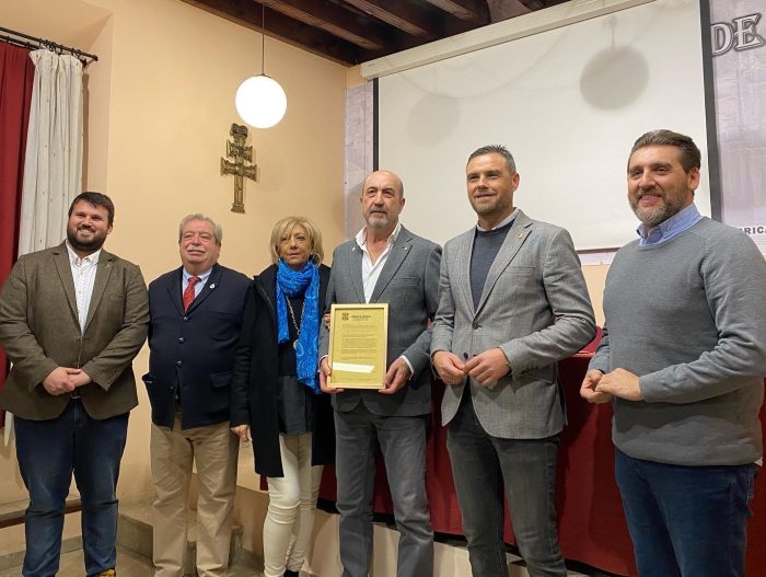 Miguel Sánchez Robles, presentado como Pregonero de las Fiestas de Caravaca
