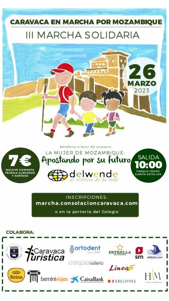 <strong>La Marcha Solidaria de la ONG Delwende regresa el 26 de marzo a las calles de Caravaca</strong>